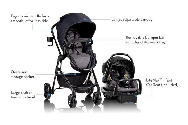 Evenflo Pivot Best Travel System