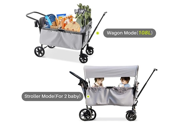 Jeep Wagon Stroller for 2 Kids