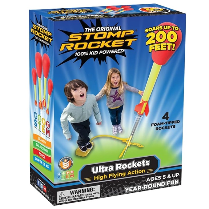 #6. Stomp Rocket Ultra Rocket Launcher for Kids