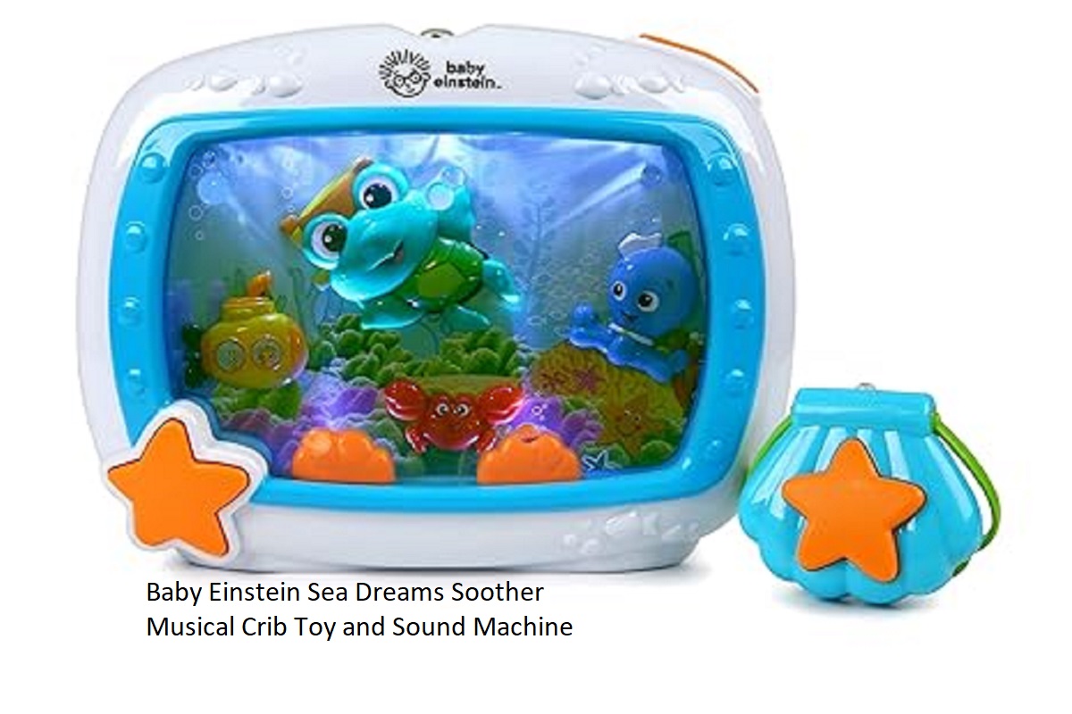 Baby Einstein Sea Dreams Soother Musical Crib Toy and Sound Machine